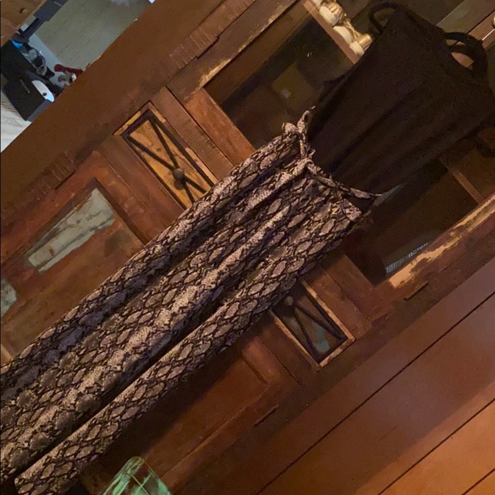 Snakeskin Jumpsuit